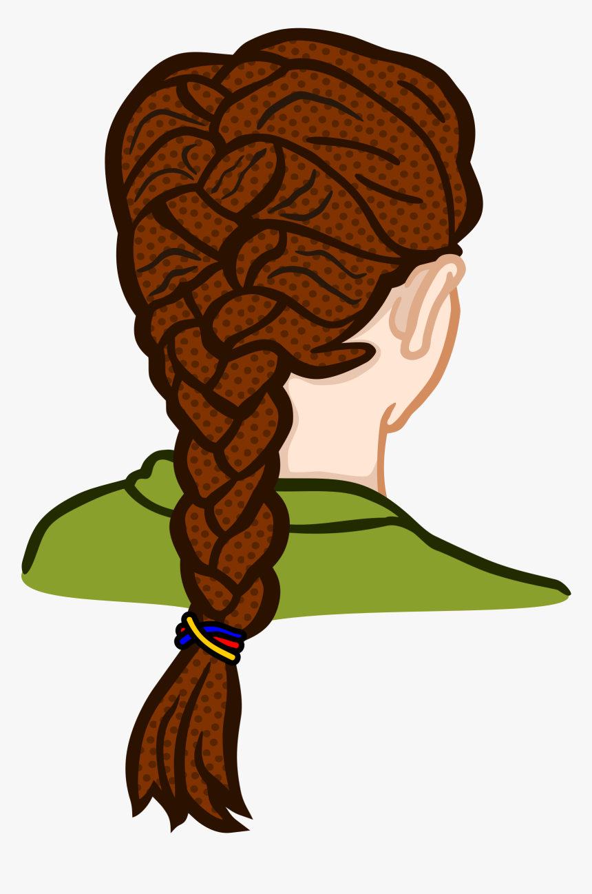 French Braid Png Braid Clipart Transparent Png Kindpng