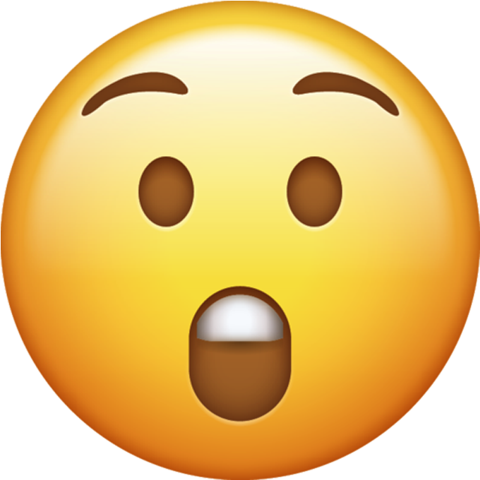Emoji Surprised Png Transparent Background Surprised Emoji, Png