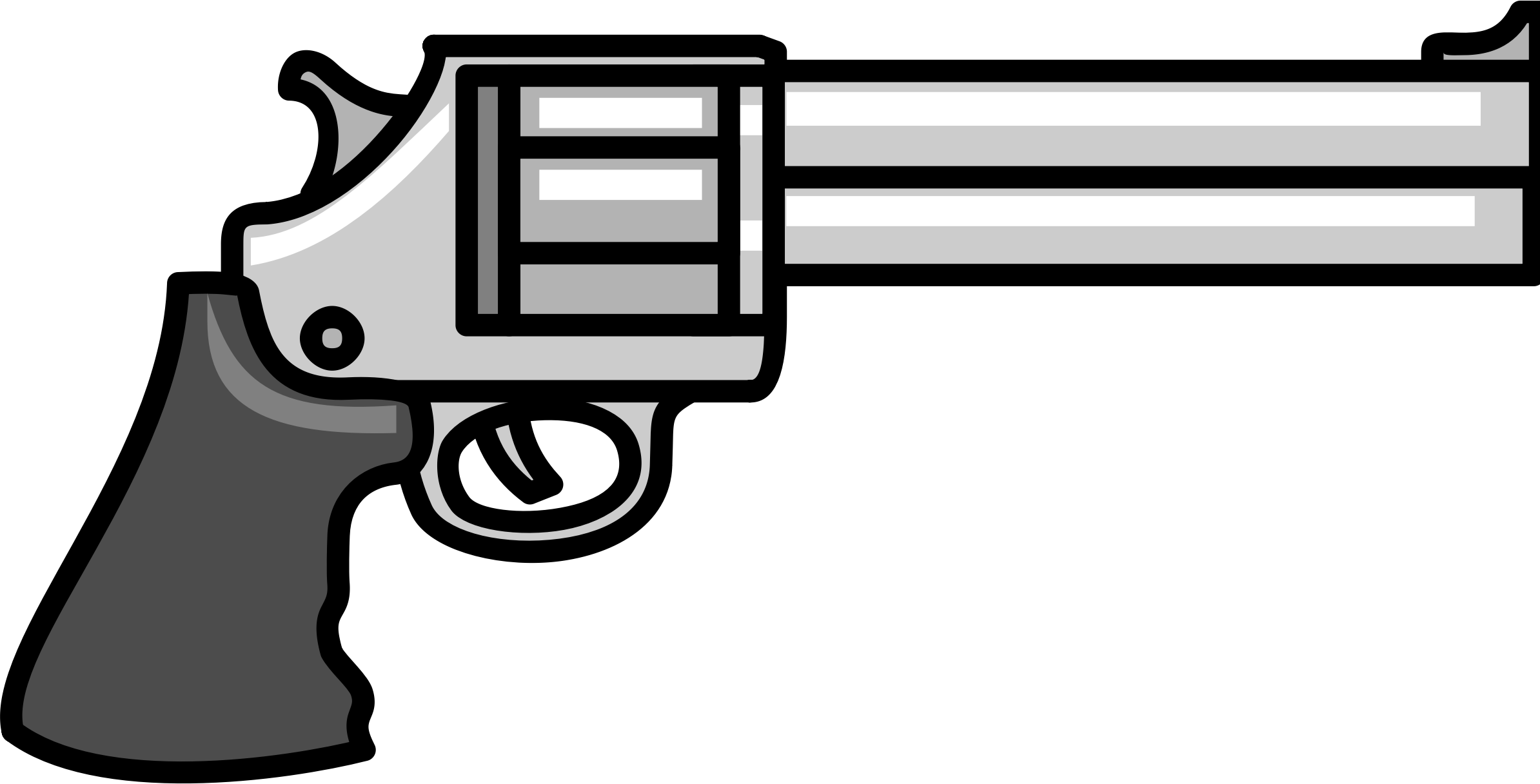 Clipart - Gun Clipart, HD Png Download, free png download | PNG.ToolXoX.com