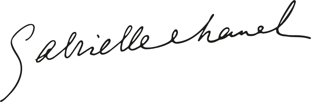 Transparent Chanel Logo White Png - Firma Di Coco Chanel, Png Download,  free png download