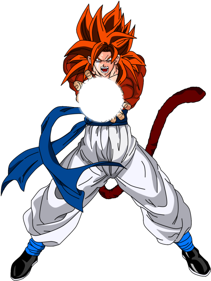 Vegito And Gogeta Ssj4, Hd Png Download - Gogeta Super Saiyan 4