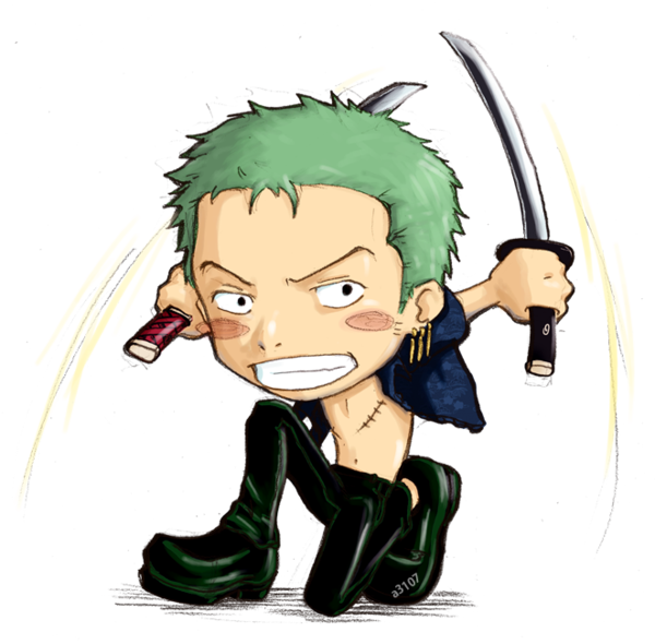 Download One Piece Zoro Transparent Background HQ PNG Image