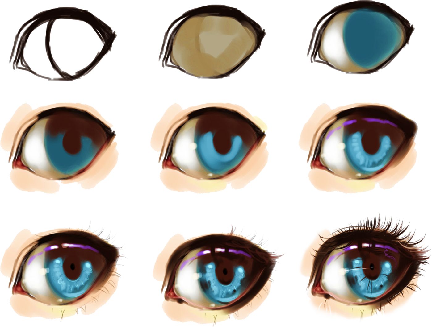 Anime Eyes PNGs for Free Download