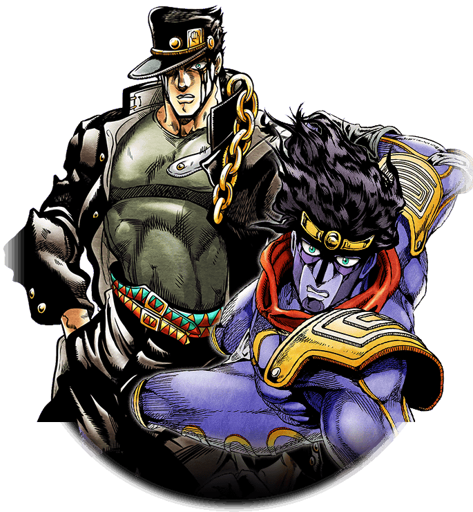 Unit Jotaro Kujo - Jotaro And Star Platinum Png, Transparent Png, free png  download