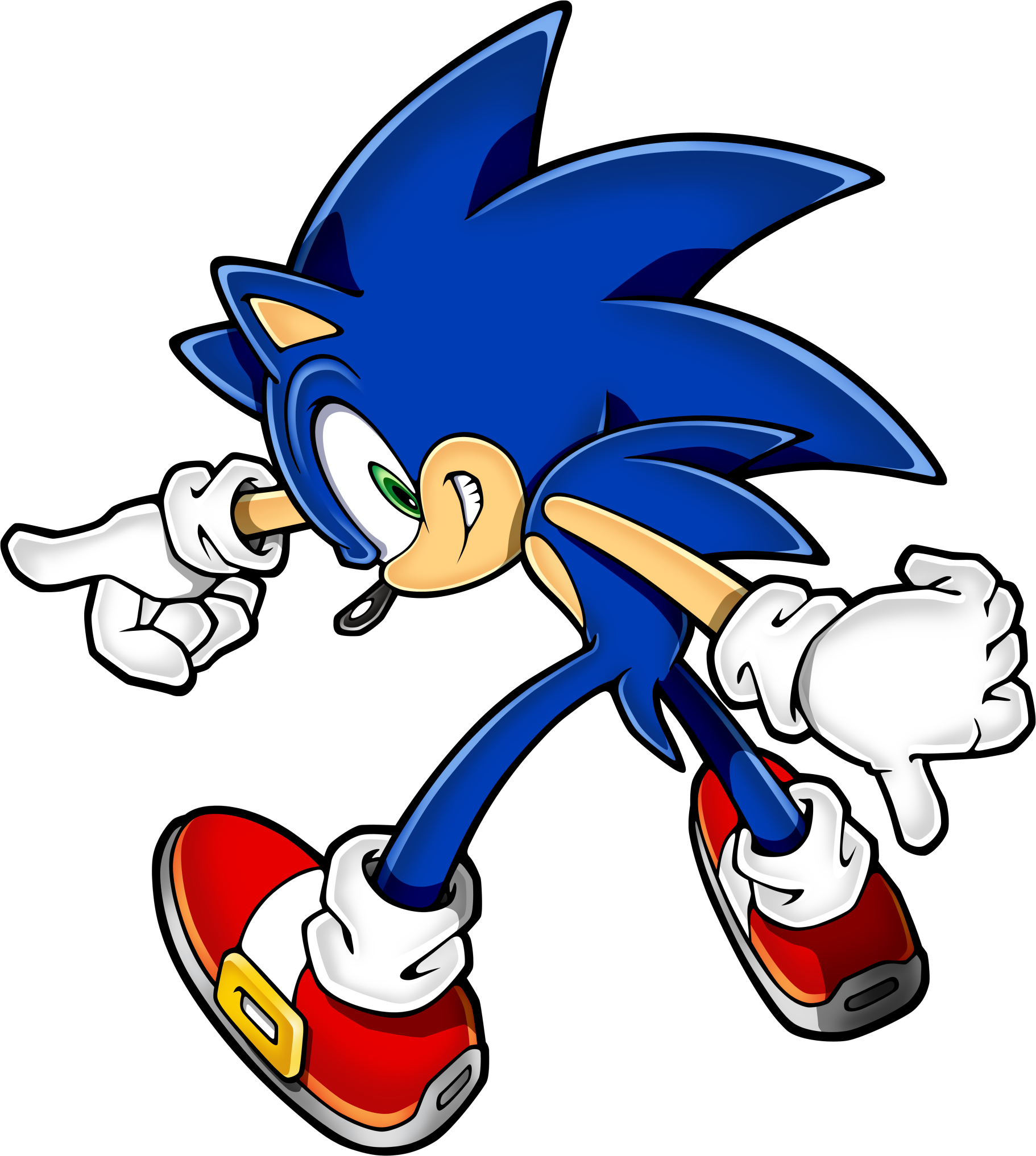 Free: Sonic - Classic Sonic The Hedgehog Png 