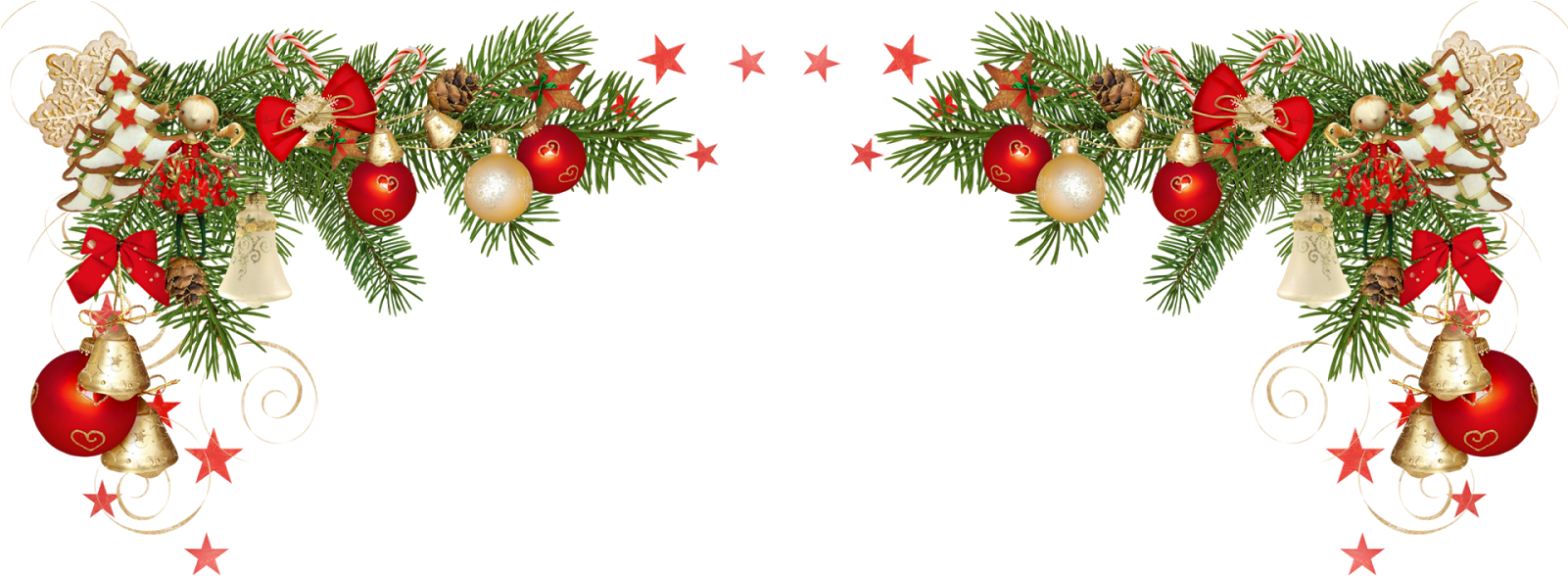 Molduras Natal Png - Christmas Borders Transparent Background, Png