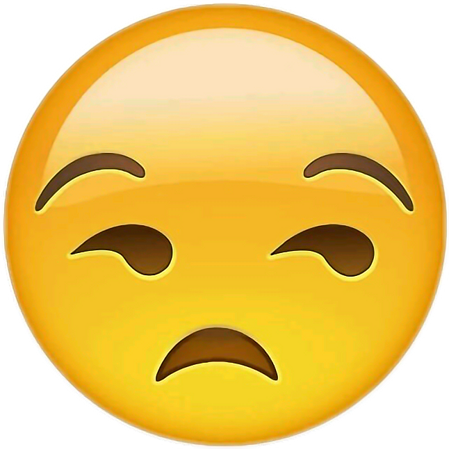 Eyes Emoji Png eye Roll Emoji Png Unamused Face Emoji, Transparent