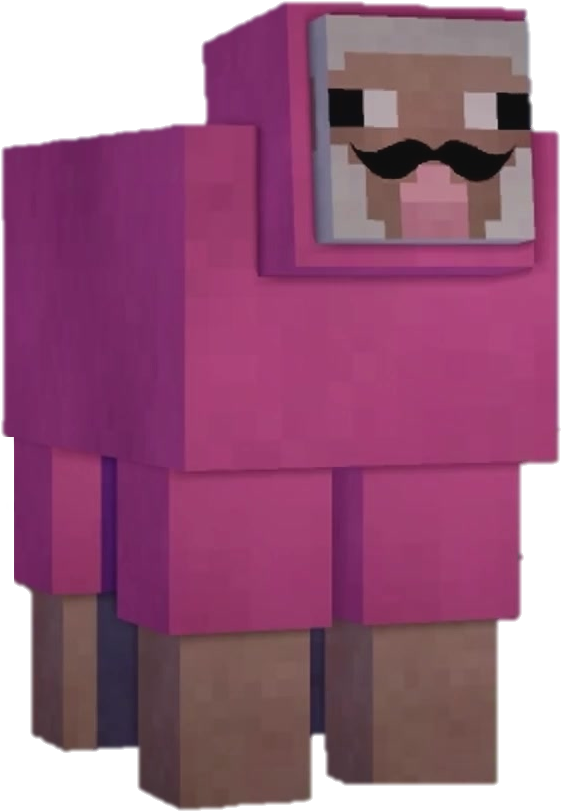 Minecraft , Png Download Transparent Minecraft Pink Sheep Png, Png