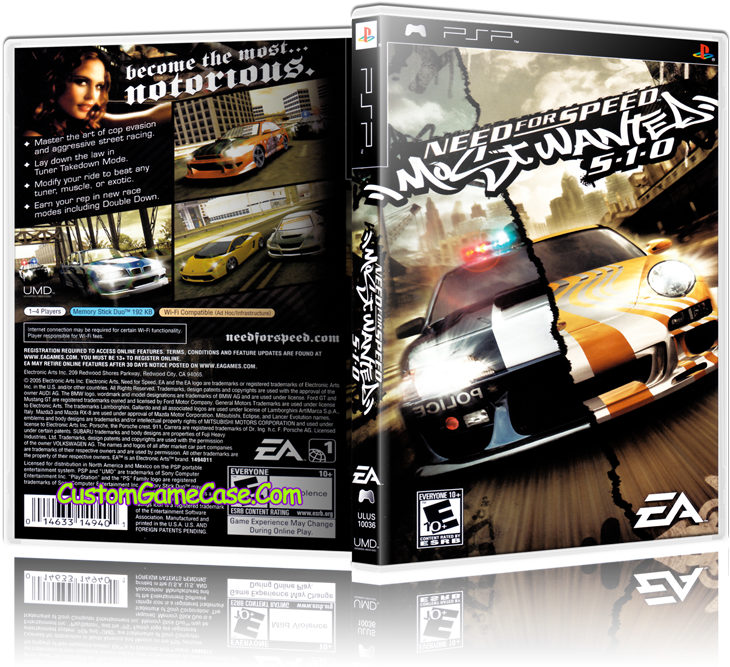 Transparent Most Wanted Png - Need For Speed Most Wanted 510 Psp, Png ...