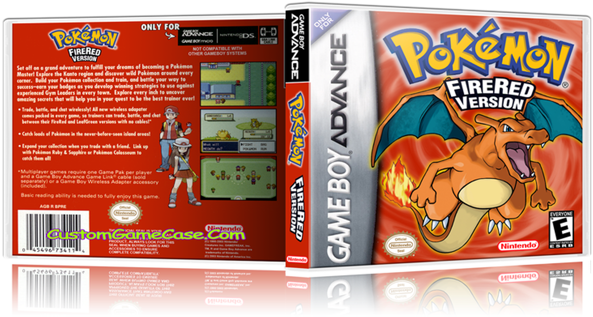 Pokemon Fire Red Version Pokemon Fire Red Nintendo, HD Png Download