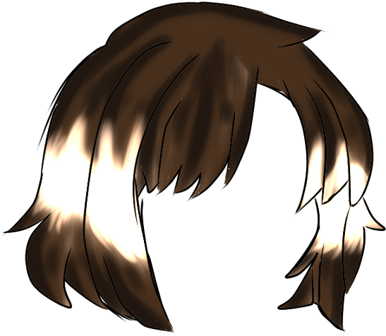 pelo #hair #gachalife #freetoedit - Pelo Gacha Life Edit, HD Png