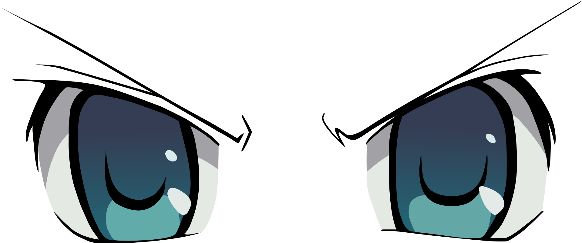 Anime Love Eyes PNG White Transparent And Clipart Image For Free