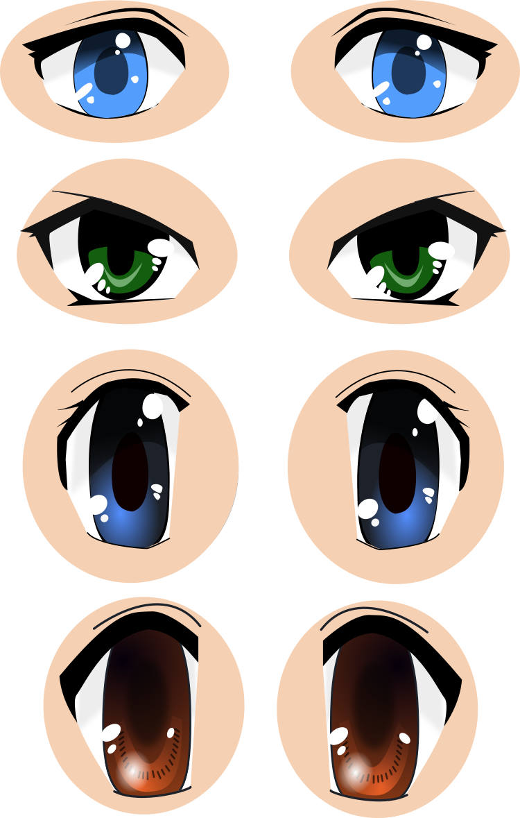 Anime Eyes PNGs for Free Download