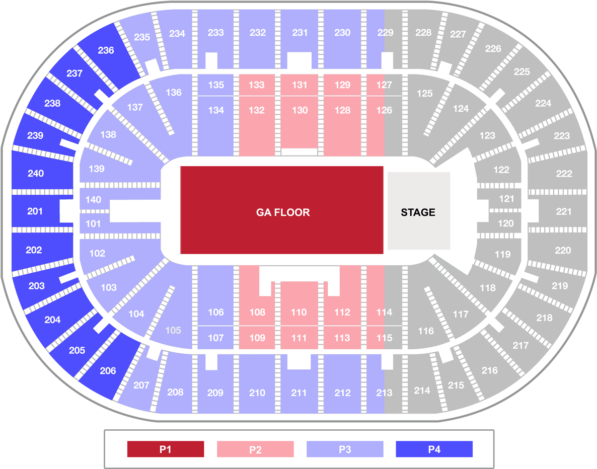 Concert Amalie Arena Seating Chart With Rows Hd Png Free Toolxox Com