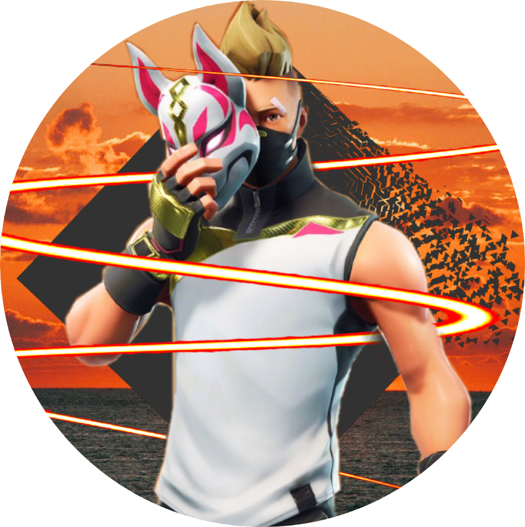 fortnite drift kitsune mask Fortnite Cake Topper Perth, HD Png