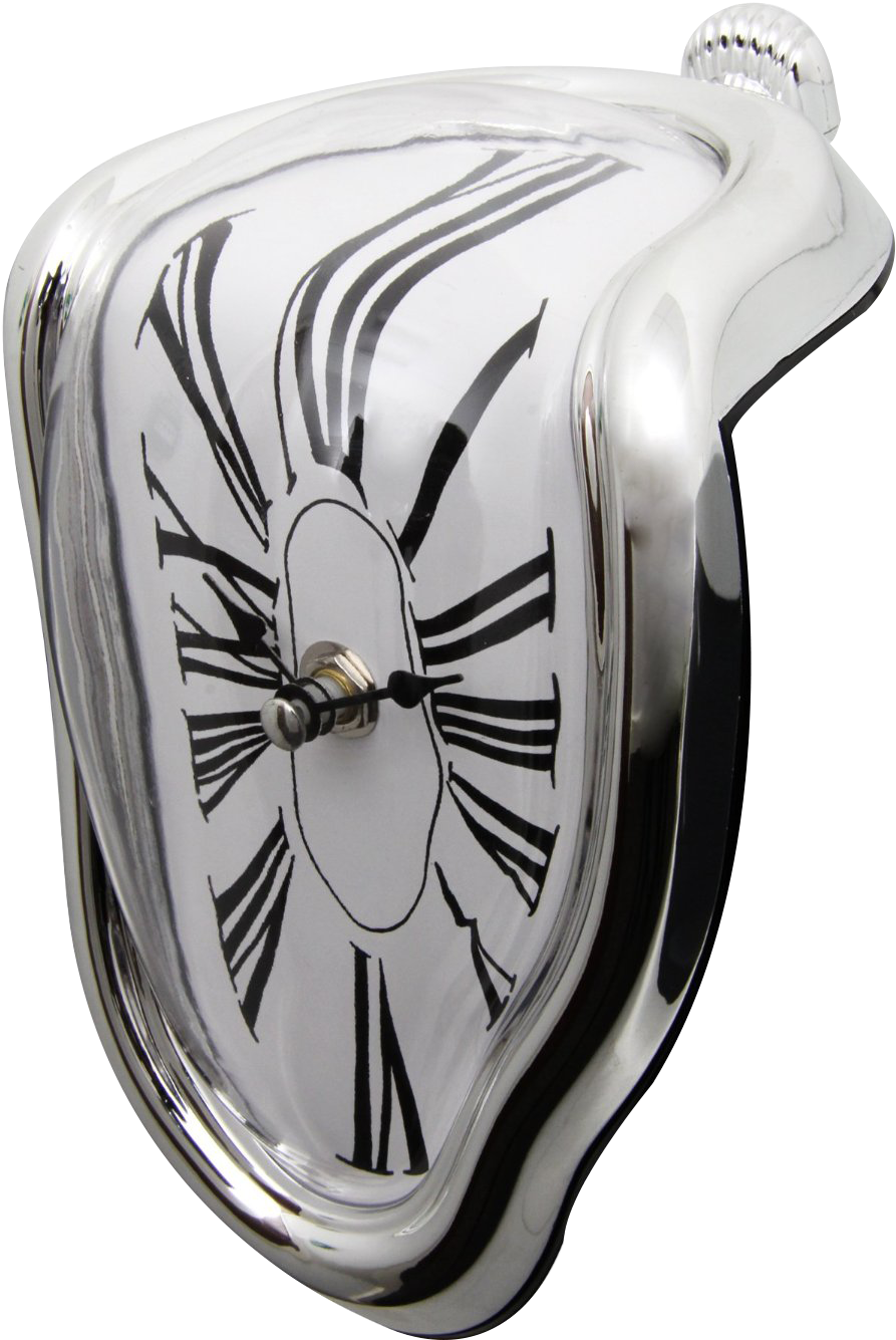 Clip Art Melting Clock Clipart Salvador Dali Clock Png, Transparent
