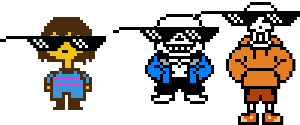 Pixilart - sans by Anonymous