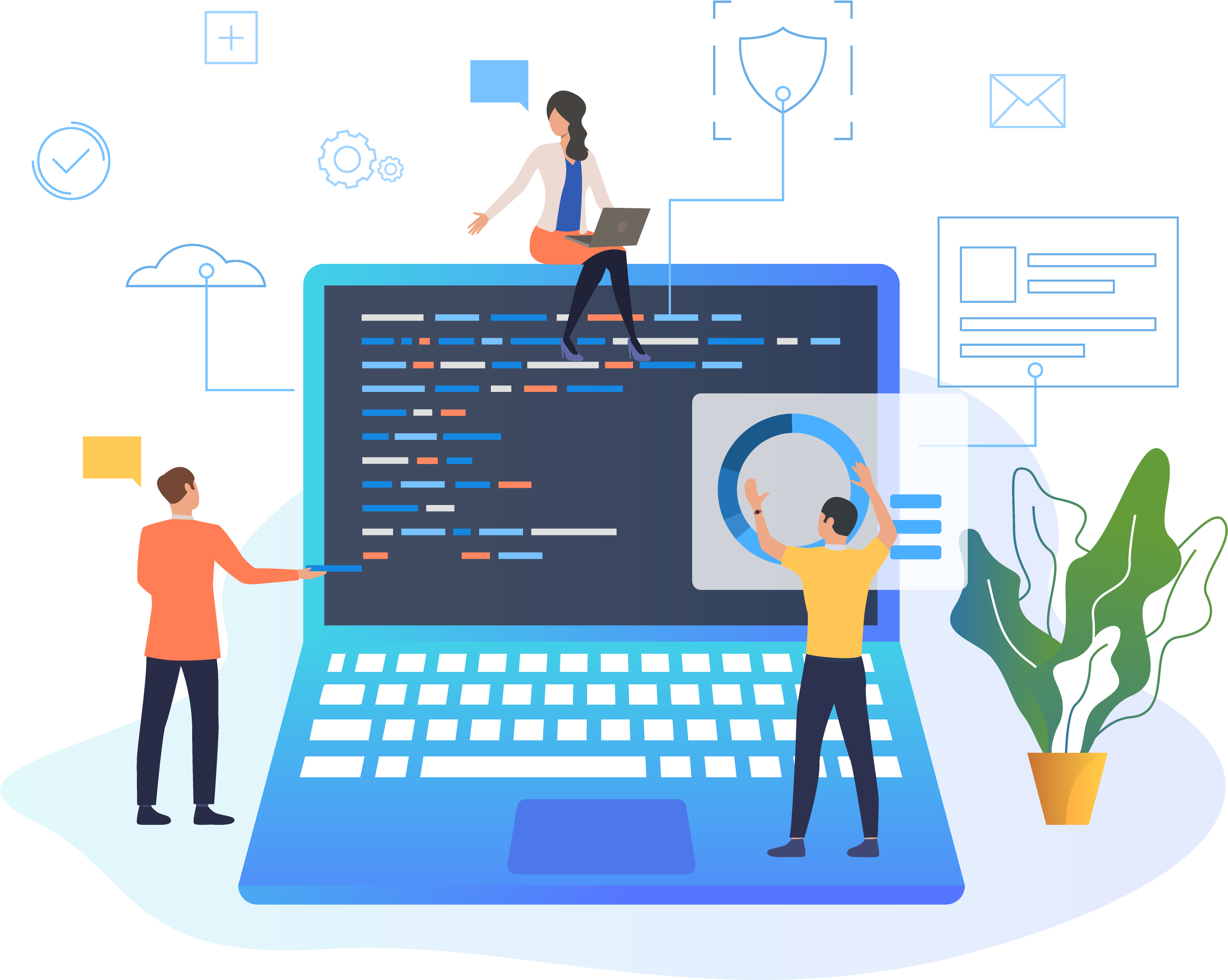 Download Web Development Service, HD Png Download - kindpng