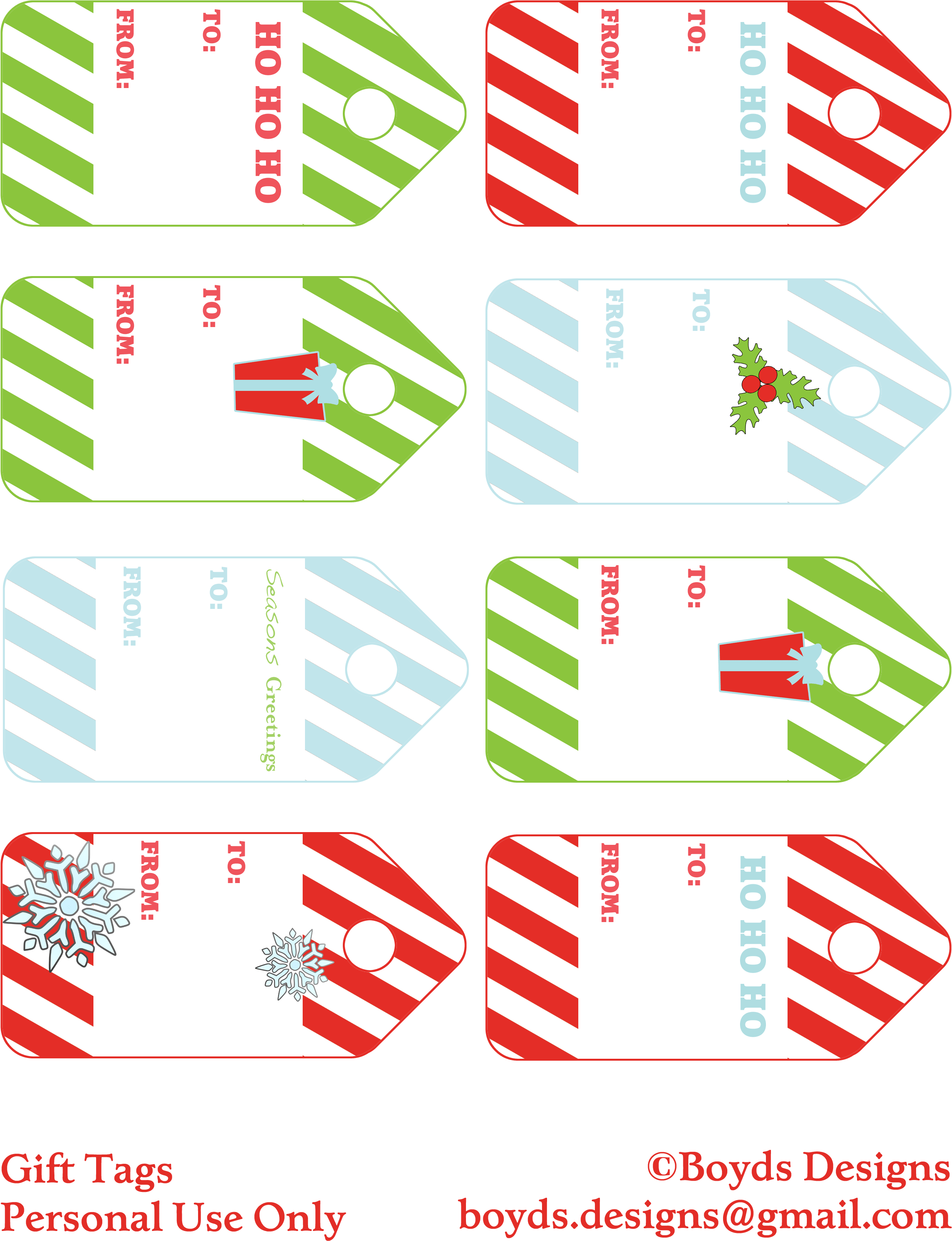 Gift Tag Png Diy Gift Tags Free Printable Christmas, Transparent Png