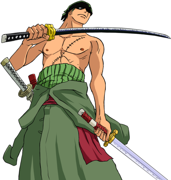 Spoiler - One Piece Zoro Epic Transparent PNG - 656x1024 - Free Download on  NicePNG