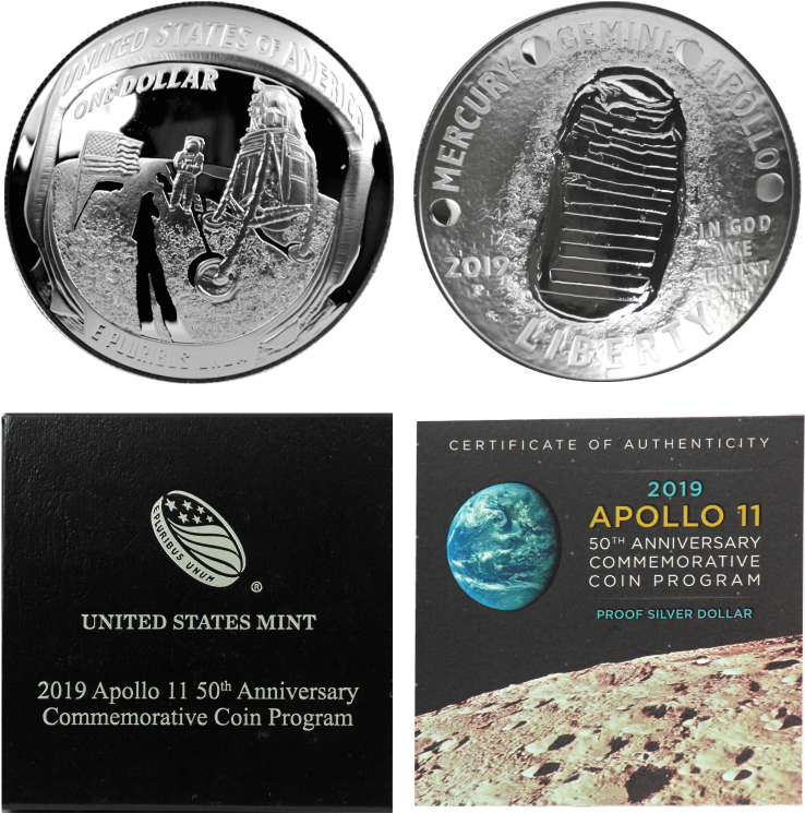 Download 2019 Apollo 11 50th Anniversary Commemorative Silver - 2019 ...
