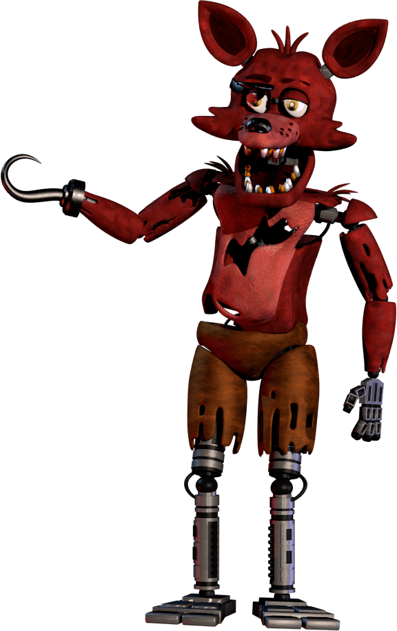 Fnaf 4 Nightmare Foxy Full Body, HD Png Download - 800x1162