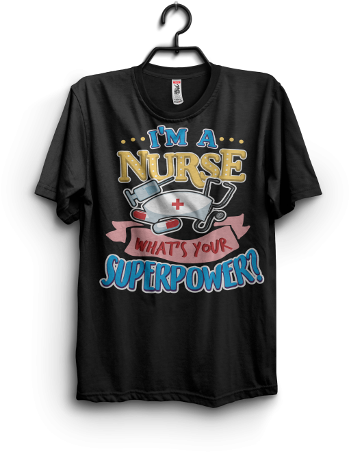 Nurse Day Superpower T Shirt Designs For Teespring - Er Nurse Christmas  Shirt, HD Png Download, free png download | PNG.ToolXoX.com