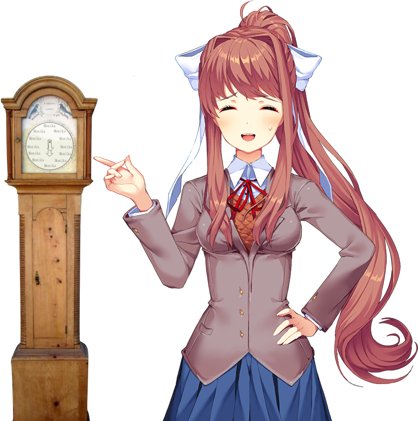 Ddlc Monika Cliparts Clipart Free Download Doki Doki Doki Doki