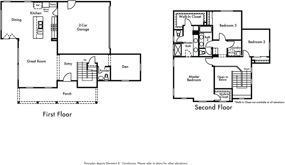Mountain House Fremont Hansen Village Floor Plan, HD Png Download, free