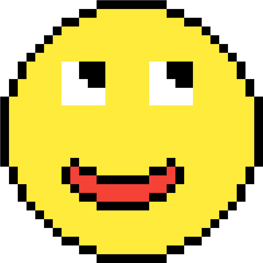 Epic Face - Pixel Art Emoji Transparent PNG - 1200x1200 - Free