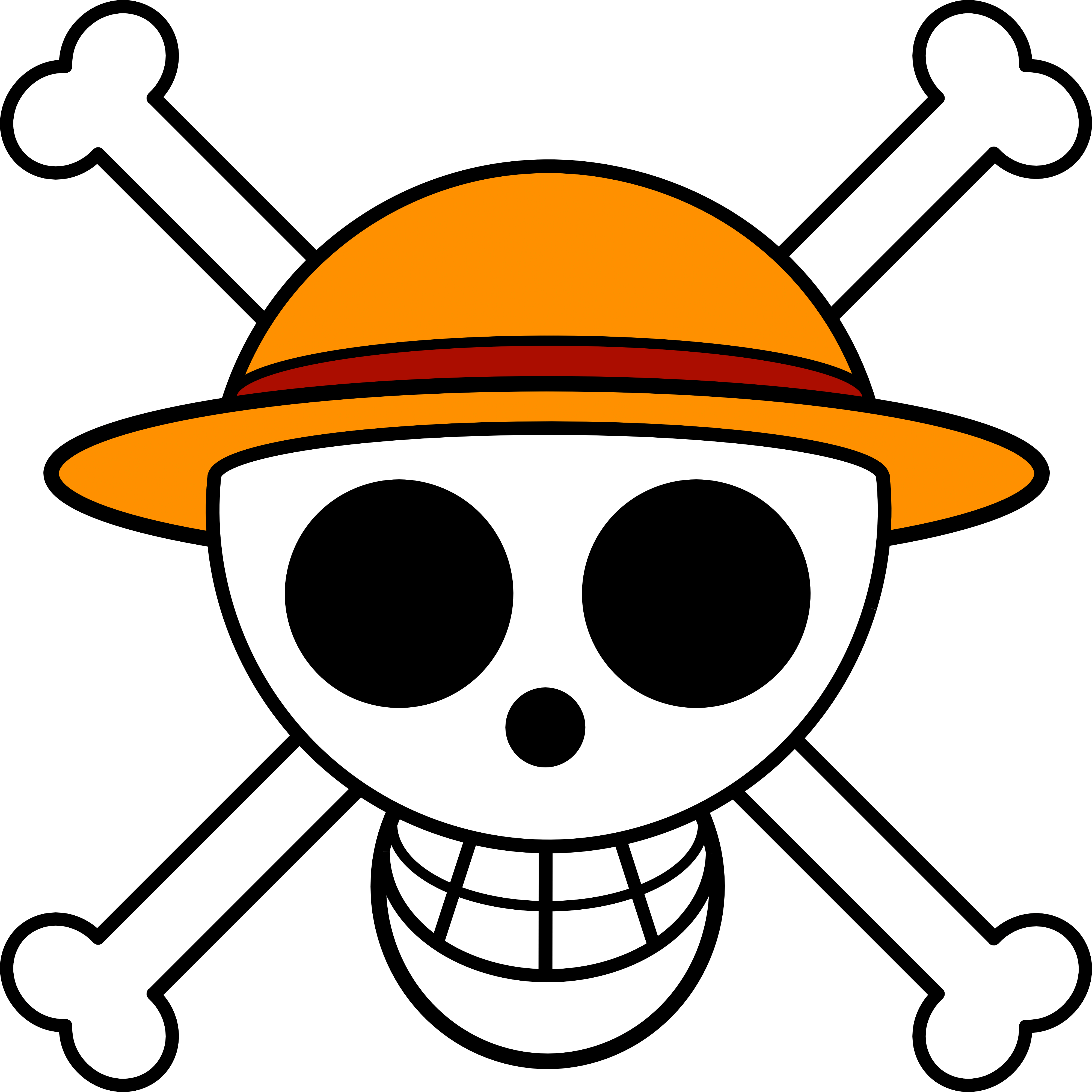 Luffy Hat Vector Art, Icons, and Graphics for Free Download