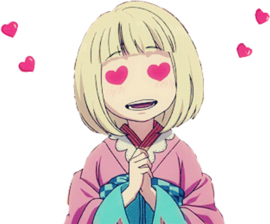 Transparent Eye Emoji Png Anime Girl Heart Eyes, Png Download, free