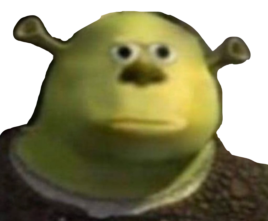 Free: How Well Do - Shrek Meme No Background, Transparent Png Download   