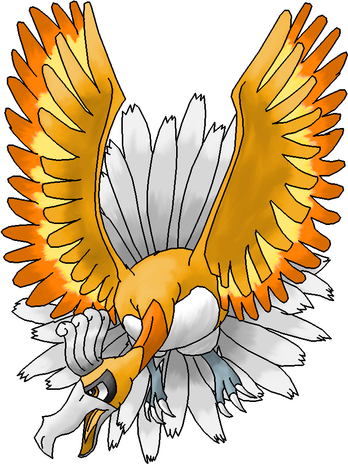 Shiny Ho Oh Pokemon - Free Transparent PNG Clipart Images Download