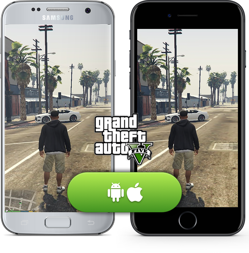 Gta 5 Mobile Pw - Download Gta V In Mobile, HD Png Download, free png  download