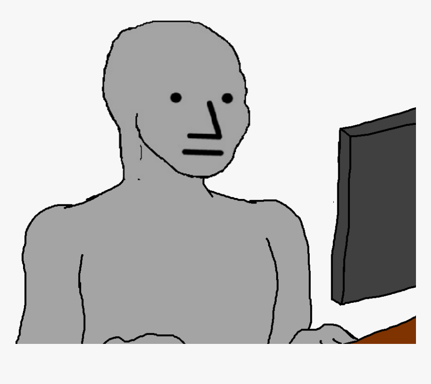 Npc Wojak Error, HD Png Download, Free Download