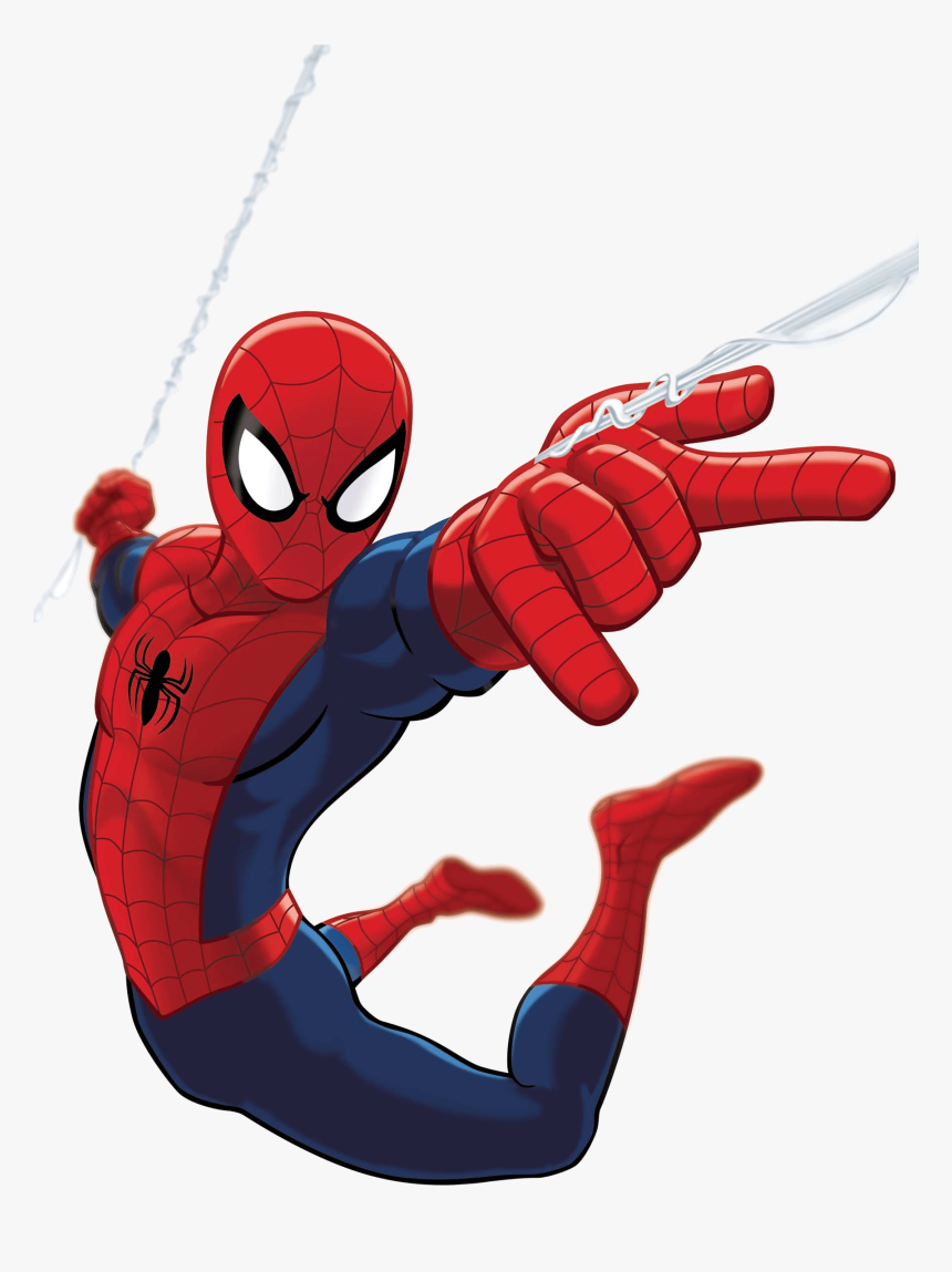 Spiderman Flying Between Buildings - "ultimate Spider-man" (2011), HD Png Download, Free Download