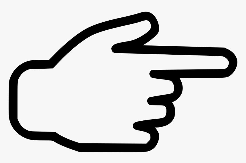 Clip Art Finger Pointing Icon - Finger Pointing Icon Png, Transparent Png, Free Download
