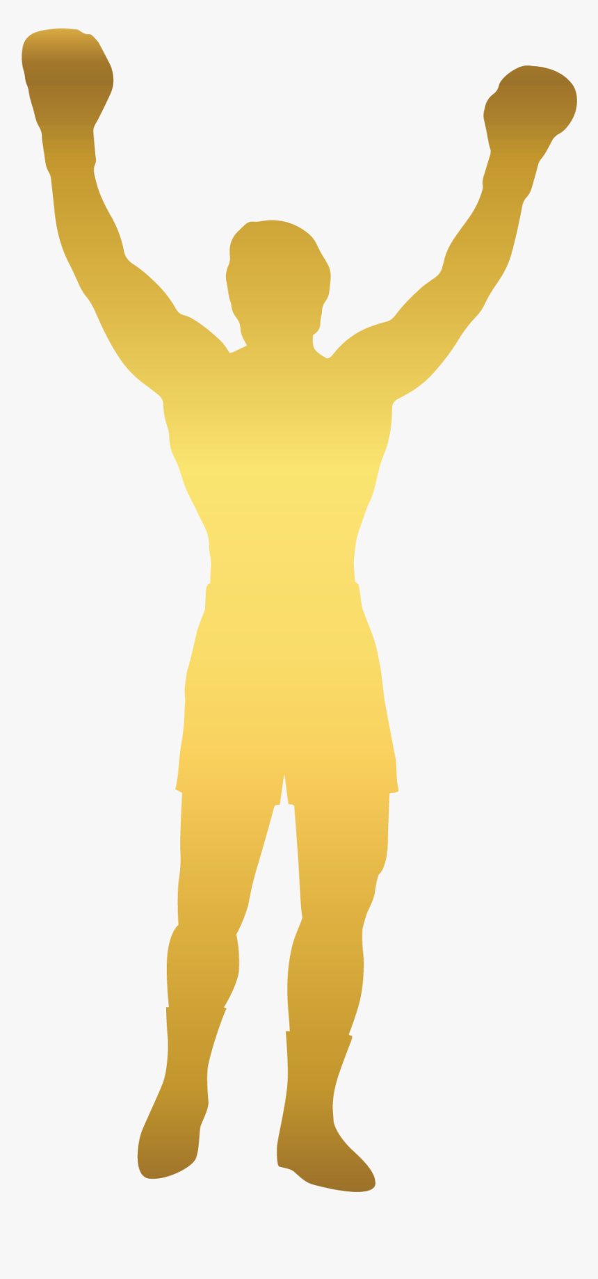 Clip Art Rocky Balboa Silhouette - Rocky Balboa Statue Silhouette, HD Png Download, Free Download