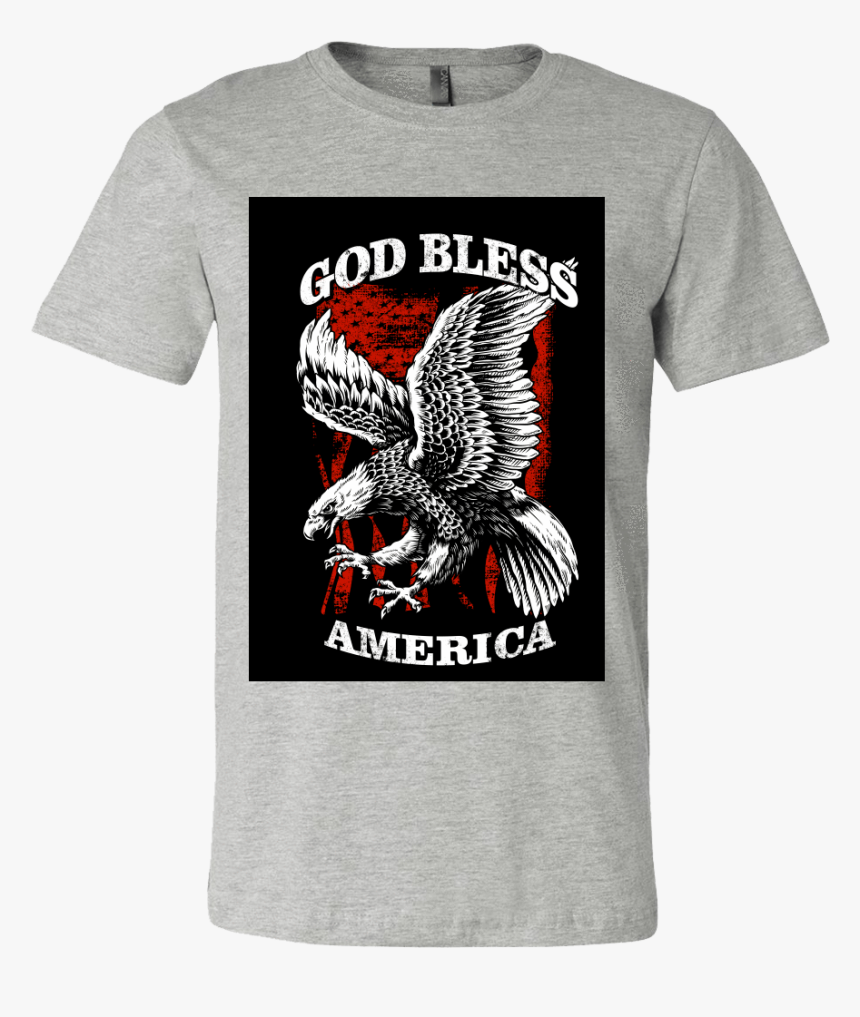 God Bless America Tshirt - American Eagle Tshirt For Ladies, HD Png Download, Free Download