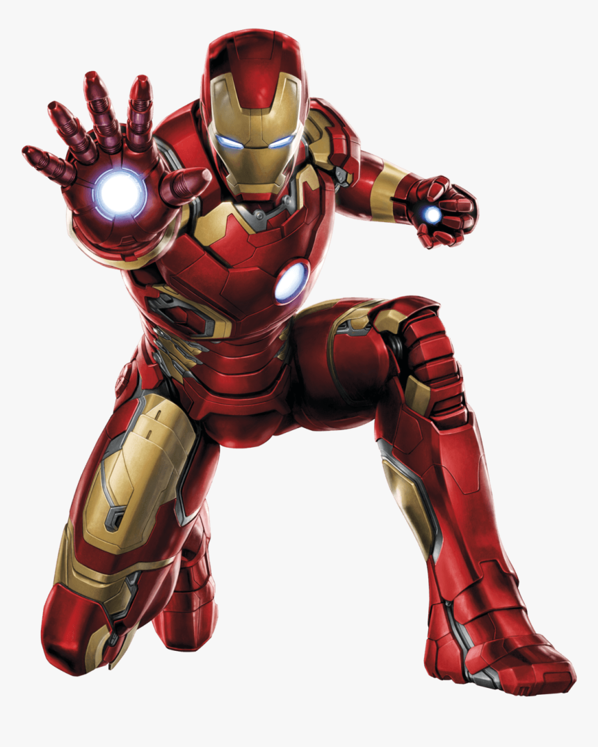 Iron Man Front - Iron Man Transparent Background, HD Png Download, Free Download