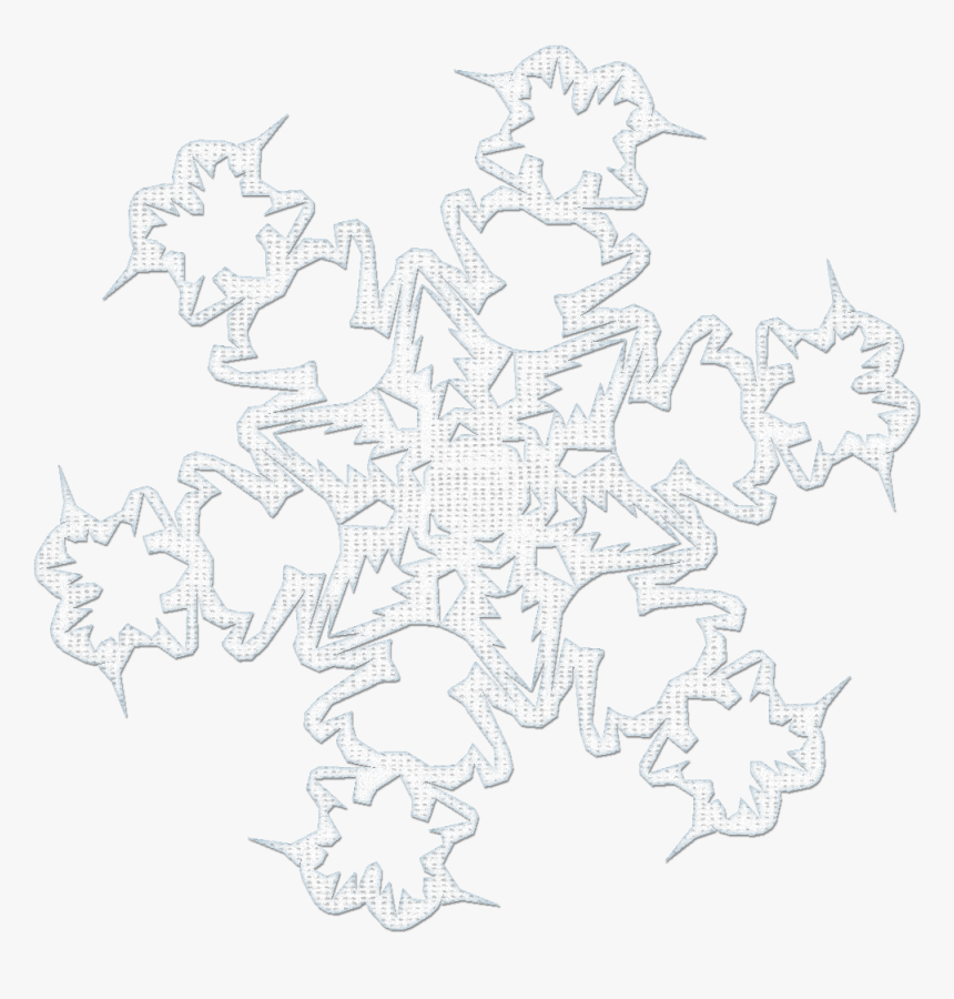 Clip Art Chalk Snowflakes - Motif, HD Png Download, Free Download