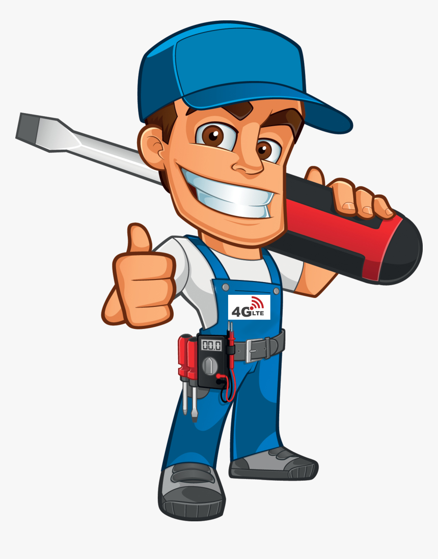 Electrician Electricity Clip Art - Electrician Cartoon, HD Png Download, Free Download
