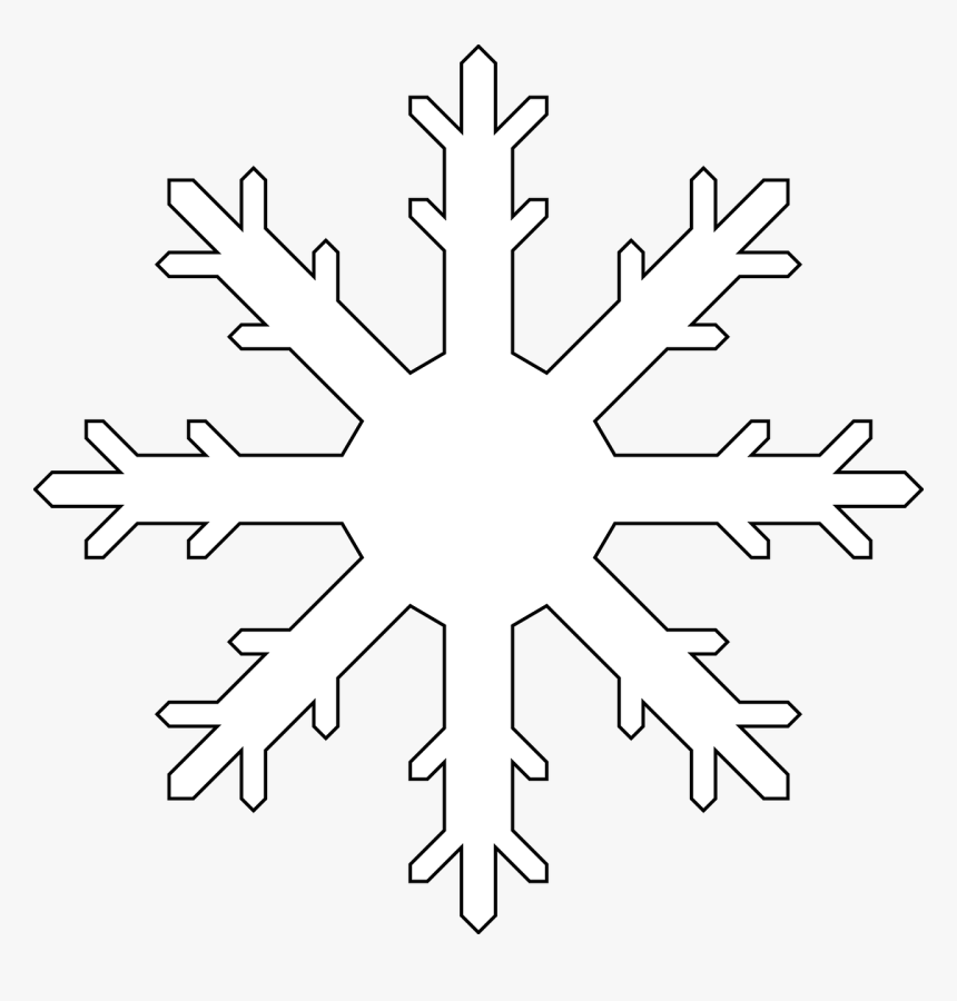 Transparent Snowflake Clipart Transparent Background - White Snow Flake Clip Art, HD Png Download, Free Download