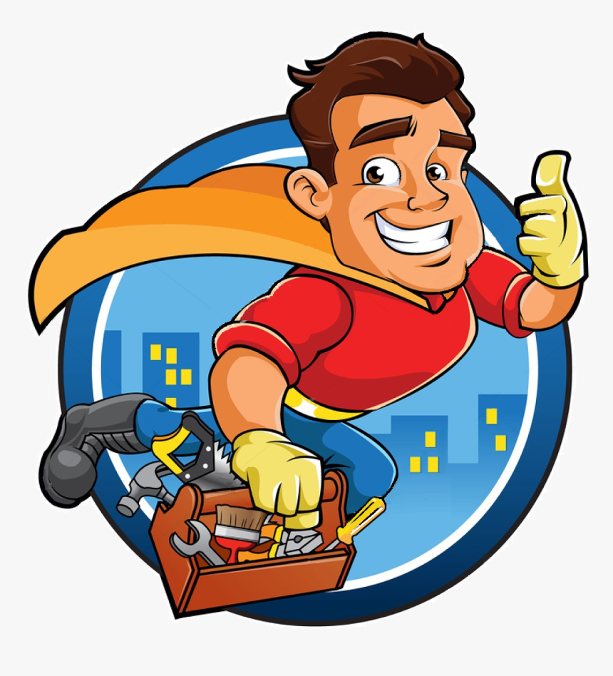 Handyman Stock Photography Royalty-free Superhero - Handyman Cartoon, HD Png Download, Free Download