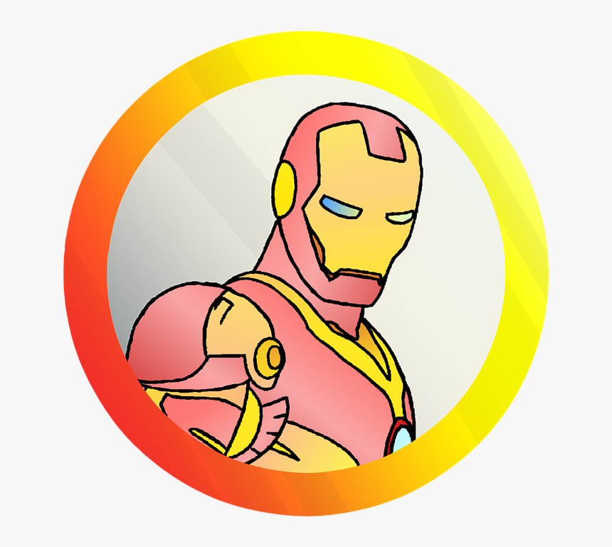 Iron Man, Hero, Avenger, Comics, Sketch, Vector - Gambar Logo Iron Man, HD Png Download, Free Download