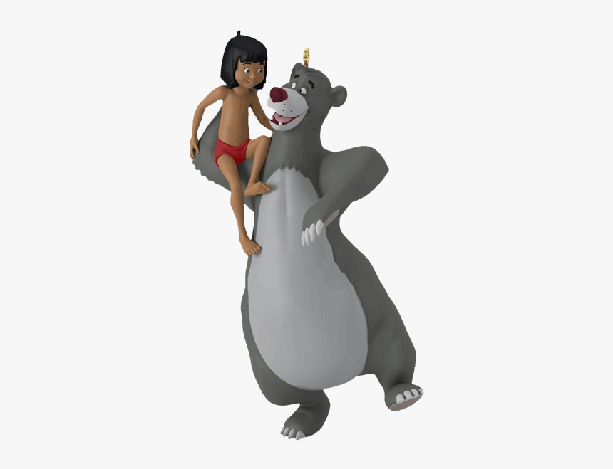 The Jungle Book Baloo Mowgli Rudolph Christmas Ornament - The Jungle Book, HD Png Download, Free Download