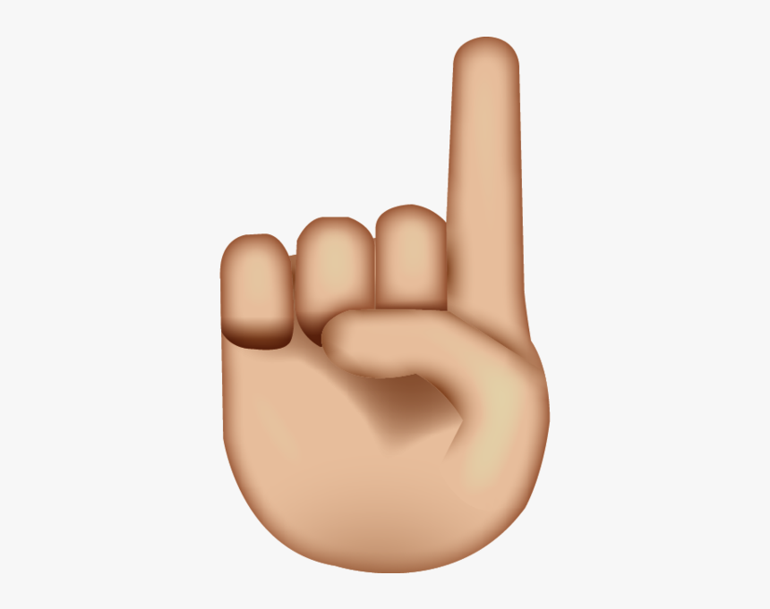 Clip Art Pointing Image - Up Hand Emoji, HD Png Download, Free Download