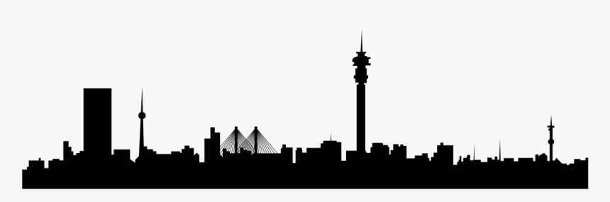 Clip Art Denver Skyline Vector - Johannesburg Skyline Silhouette, HD Png Download, Free Download