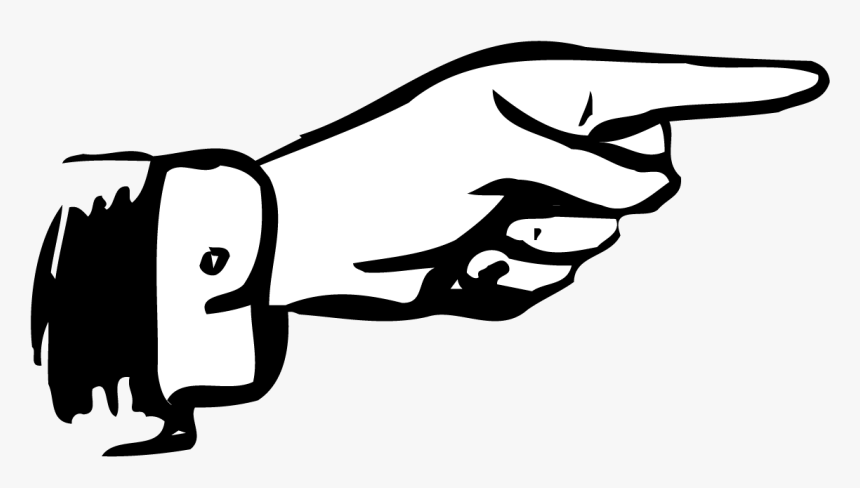 Pointing Hand Right - Hand Pointing Right Png, Transparent Png, Free Download